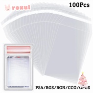 ROXUL 100 Sheets PSA BGS Card Brick Film, Strong Waterproof PSA BGS Slab Sleeve,  Durable Transparen
