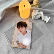 Bts bts bts Photocard WVERSE Album Bonus Tian Jungkook Photocard Kim Taehyung Real Card