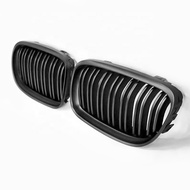 For BMW 3 series E90 front grille Matt black double slat line grill ABS material kidney grill for BM
