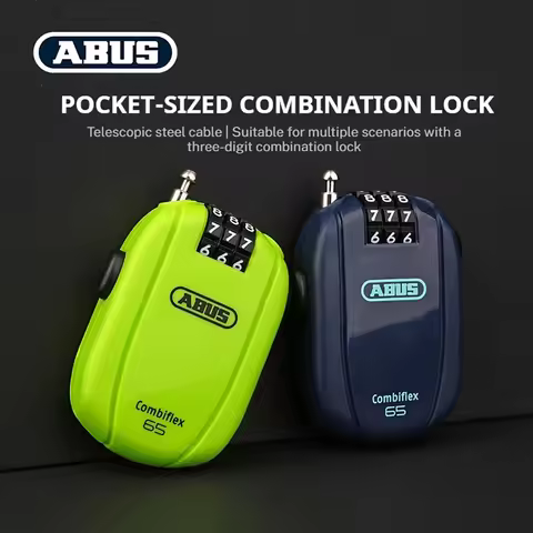 ABUS steel cable password lock bicycle baby stroller helmet lock bicycle portable mini luggage backp
