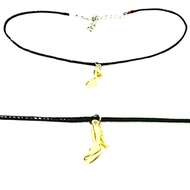 Baby Choker Necklace Golden Cinderella Heels | Handmade Necklace