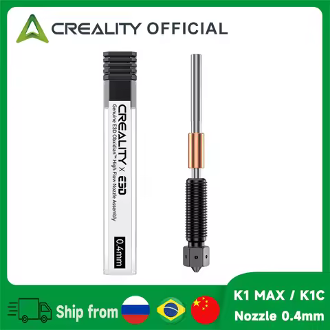 Creality K1C Nozzle 0.4mm E3D Obxidian™ High Flow Nozzles Hardened Steel Nozzle for K1 Max/K1SE/Ende
