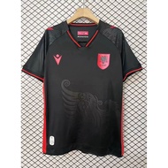 2526 Albania Two Guests Black S-2XL/Jersey, Quick-Drying Sports T-Shirt