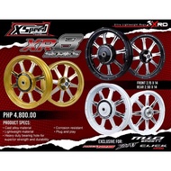 XSpeed Mags  (XR8) For Honda Click 125 & Beat / 2.15 & 2.50 x 14