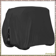 [S D K G] 4 Passenger Golf Cart Cover 210D Waterproof Sunproof Dustproof Rain Cover for EZ GO Club C