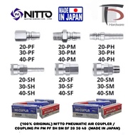 [100% ORIGINAL] NITTO PNEUMATIC AIR COUPLER / COUPLING PH PM PF SH SM SF 20 30 40  (MADE IN JAPAN)