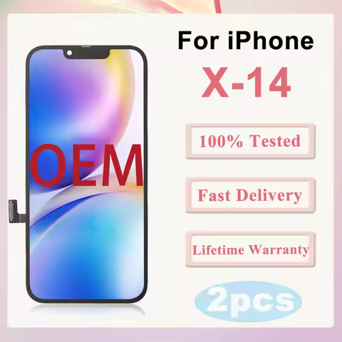 2Pcs OEM For iPhone 11 X XS Max XR 12 Pro Max LCD Display Replacement Assembly For iPhone 13 14 Pro 