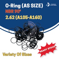 90° ORN [A0105-A134] Oring NBR O-ring AS Size 90 shore O-ring 90 shore Rubber O Ring Gasket Sealing 