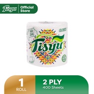 Tisyu Classic 2 Ply Bathroom Tissue Toilet Paper (Solo Roll)