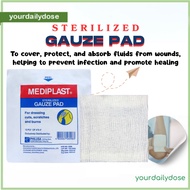 MEDIPLAST STERILIZED GAUZE PAD 1 PAD