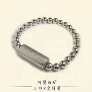 泰国原庙恭请人缘大师阿赞白矿三印符管手链招财运爱情旺人缘事业桃花贵人吸金龙婆符通泰国佛牌 Thai Amulet Wealth Love Takrud Archan Ajarn Aj Pakong P