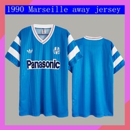 1990 Marseille away jersey football jersey 90 Marseille retro jersey Football Grade: AAA Men Footbal