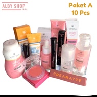 Emina Paket Lengkap Makeup + Skincare 10 in 1 / Seserahan