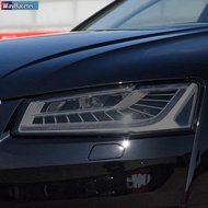 2 Pcs Car Headlight Protective Film Smoked Black TPU Sticker For Audi A3 8V A4 B8 B9 A5 A6 C8 A7 A8 