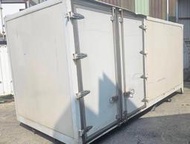 六開大門14尺乾貨車廂堅達canter一路發ISUZU日野HINO三噸半車廂當倉庫農用飼料間雜物間工具室儲藏室類貨櫃倉庫
