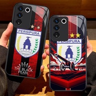 G-3 Persipura FC HD Glass Casing for VIVO V50 Lite V29 Y100 V27E Y29 V29E V27 Pro 5G Case