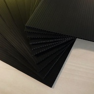 10pcs - 400mm x 250mm x 2mm thk PP HOLLOW SHEET BLACK COLOUR (READY STOCK)