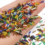 Beautiful 7mm (2x7mm twisted tube beads) 20g