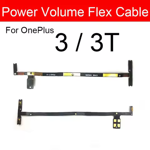 Power Volume Side Button Flex Cable For OnePlus 1+ 3 3T A3000 A3003 On Off Power Volume Flex Ribbon 
