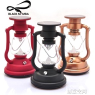 黑曼巴戶外露營燈手搖馬燈LED野營燈太陽能營地燈可充電帳篷燈