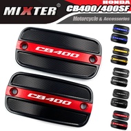 Motorcycle Accessories Front Brake Fluid Reservoir Cover Cap Decorative Guard For Honda CB400SF CB40