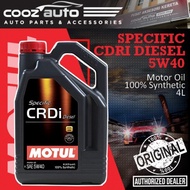 Motul Specific CRDi Diesel 5W40 4L Engine Oil - 100% Synthetic