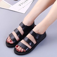 Flats plastic Sandals women s Non-Slip Waterproof rubber shoes beach shoes jelly shoes rain shoes st