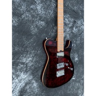 Volgoa VTL-2 Electric Guitar Matte Burl Figure Veneer Professional Guitar