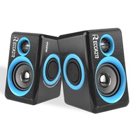 SP2040 Surround Computer Speakers with Deep Bass USB Wired Powered Multimedia Speaker for PC/Laptops