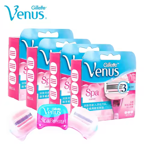 Venus Women Razor Blades Gillette SPA Hair Shaving Shaver Female Biniki Remover Comfortglide No Hurt