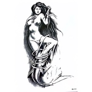 Beautiful Women's Tattoo code HB-777 | Unisex Body Chest Sleeve Tattoo Size 21x15cm | Waterproof 2-4