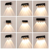 LED Outdoor Waterproof Double-Headed Wall Light Aisle Courtyard Balcony Aisle Light Wall Spotlight