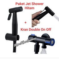 HITAM 2nd Branch Faucet On Off Black/Closet/Bath Shower/Double/Double Water Dry