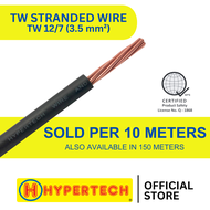 HYPERTECH TW Stranded Wire # 12/7  - 10 Meters  - Pure Copper Electrical Wire - Proudly Philippine M