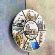 【Shipment within 24 hours‌】Creative 3D Painted Rome Travel Souvenir Fridge Magnet with Landscape Des