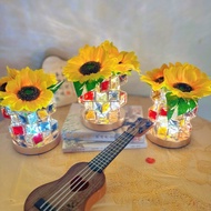 New Arrival Colorful Cube Colorful Crystal Magic Rose Crystal Light Colorful Cube Night Light