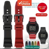 18mm Rubber Strap for Casio Watches W-218H, F-108, AE1200, AE1300 & AE-1500 Watch Strap Replacement