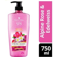 Ginvera World Spa Swiss Shower Scrub Alpine Rose And Edelweiss 750ml Filipino Favorite