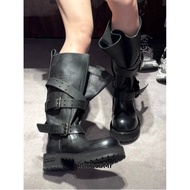 Venom Black Knight Boots - Fall/Winter Cool Thick-Soled Motorcycle Boots