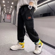 (18-52kg) Quần dài short kaki trẻ em nam quần vải kaki túi hộp thời trang cho bé trai mẫu SP size 18