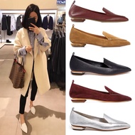 Rounded Low Heels Pointy Loafers size 33-43