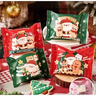 [1Pack] Plastic Bag Sealer Cookies/Cookies/Candy/Chocolate | Christmas Plastic Bag | Christmas Gift Box | Cake Bag | Christmas Plastic Bag | Christmas Bag | Christmas Cookie Bag | Brown Plastic Bag | Christmas Gift | Christmas Gift