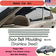 Proton Wira Window Trim Chrome Lining /  Door Belt Moulding / lining Chrome