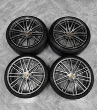 20吋Porsche 718 Boxster / Cayman OE Wheel S 原裝正廠軚鈴99新 連車胎235/35/20 265/35/20 包拆裝