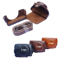 New PU Leather Camera Case For Sony RX100 RX100 II III RX100 IV V camera Bag Cover with strap