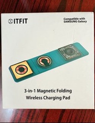 無線充電板 3-in-1 Magnetic Folding Wireless Charging Pad ITFIT
