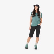女款登山健行快乾透氣短袖上衣 MH500