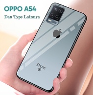 Softcase Glass Kaca Acrilik Bagus Oppo A54 Terbaru - Case Oppo A54 - Kesing Oppo A54 - Kesing Oppo A54 - Case handphone Oppo A54 - Kesing hp Oppo A54 - Sarung hp Oppo A54 - Pelindung HP Oppo A54 - Anti Gores