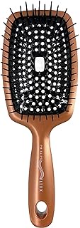 Phillips Brush Flexx Fully Vented Cushion Hair Brush, Copper &amp; Black Flexy Curl Hairbrush