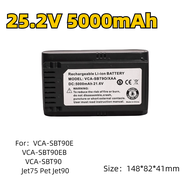 5000mAh แบตเตอรี่ For Samsung VCA-SBT90E VCA-SBT90EB VCA-SBT90  Jet75 Pet Jet90（with BMS）